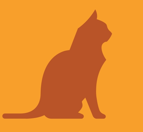 Orange cat icon